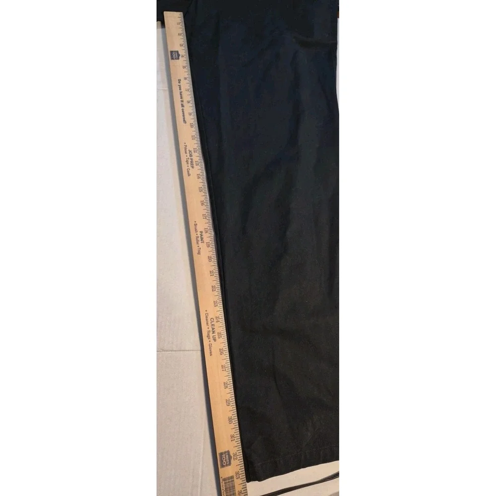 GAP Straight Leg Jeans Mens 36x34 Relaxed Clean Khaki True Black Zip‎ Fly